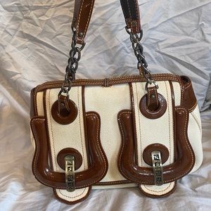 Fendi double buckle bag